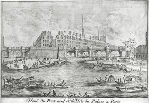 View of the Pont Neuf and the Isle du Palais, Paris by Israël Silvestre the Younger